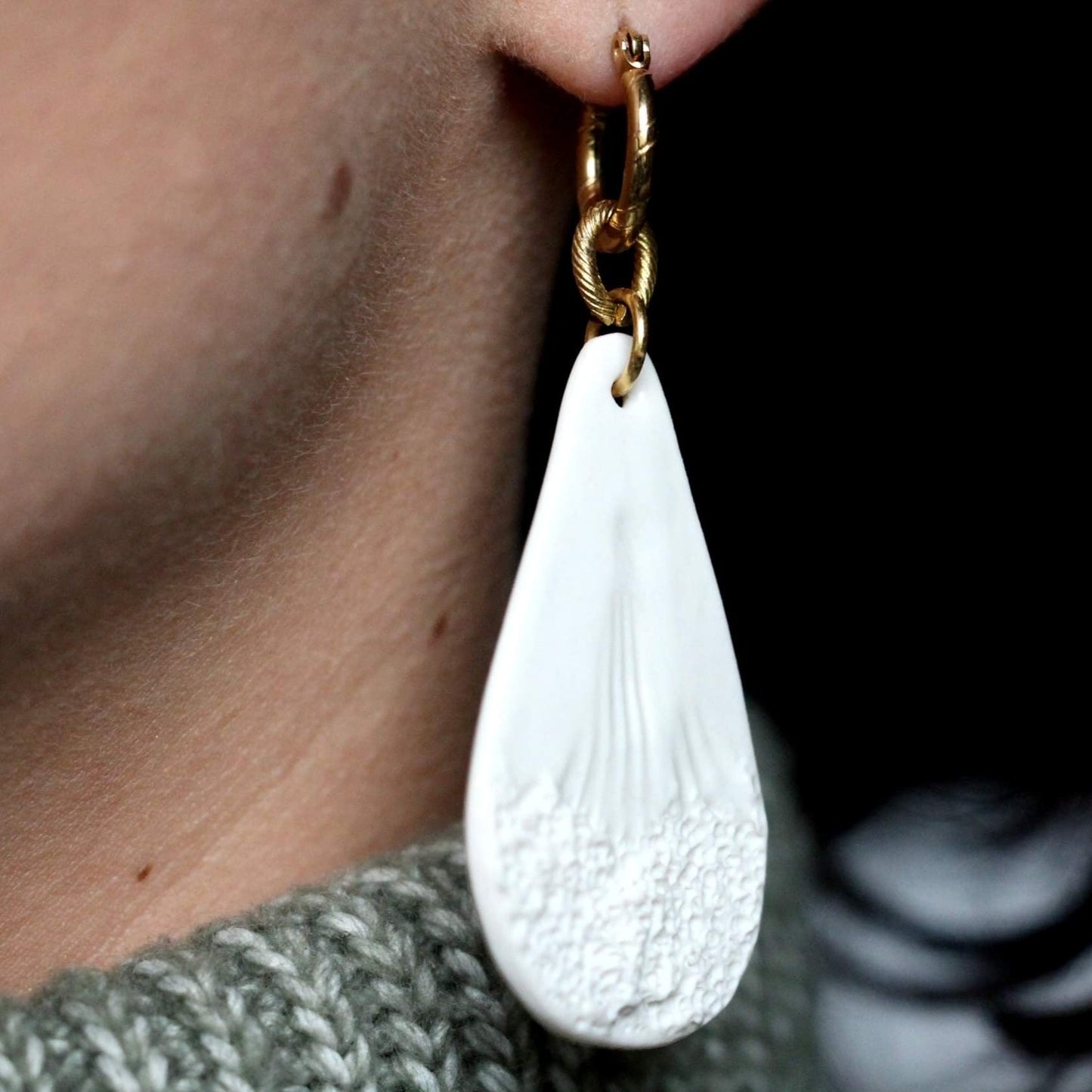 Boucles d'oreilles Corail