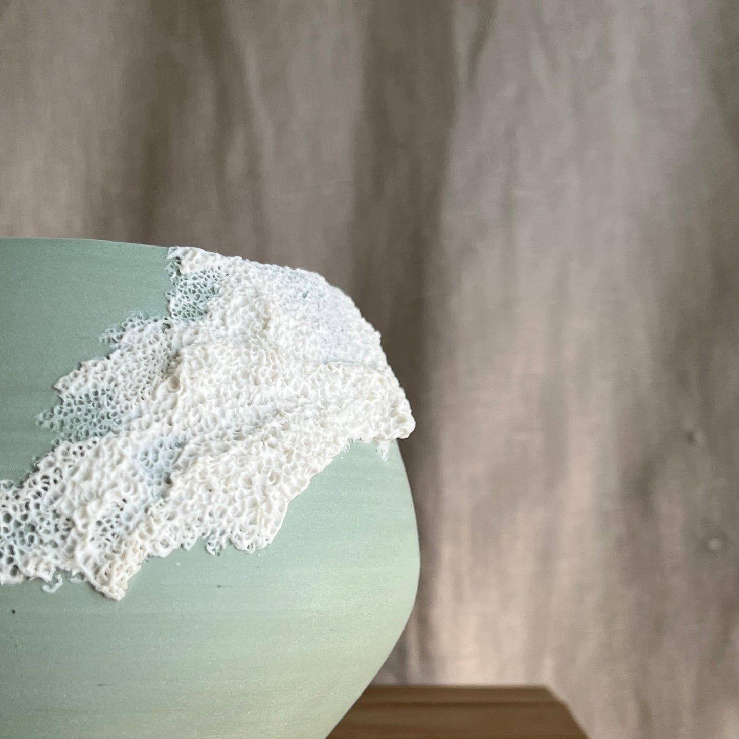 Cache-pot Corail vert