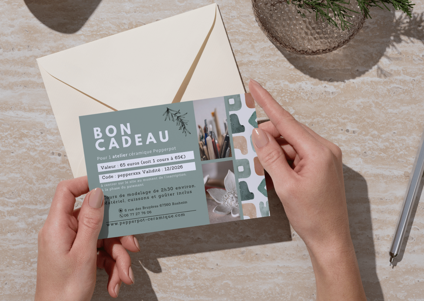 Bon cadeau "Apéro Céramique"
