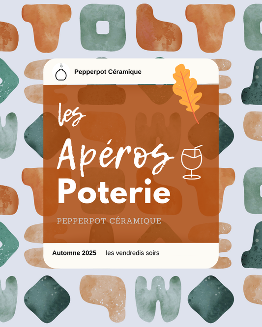 APERO POTERIE "Automne Mood" ! Vendredi 3 OCT DE 18H à 20H