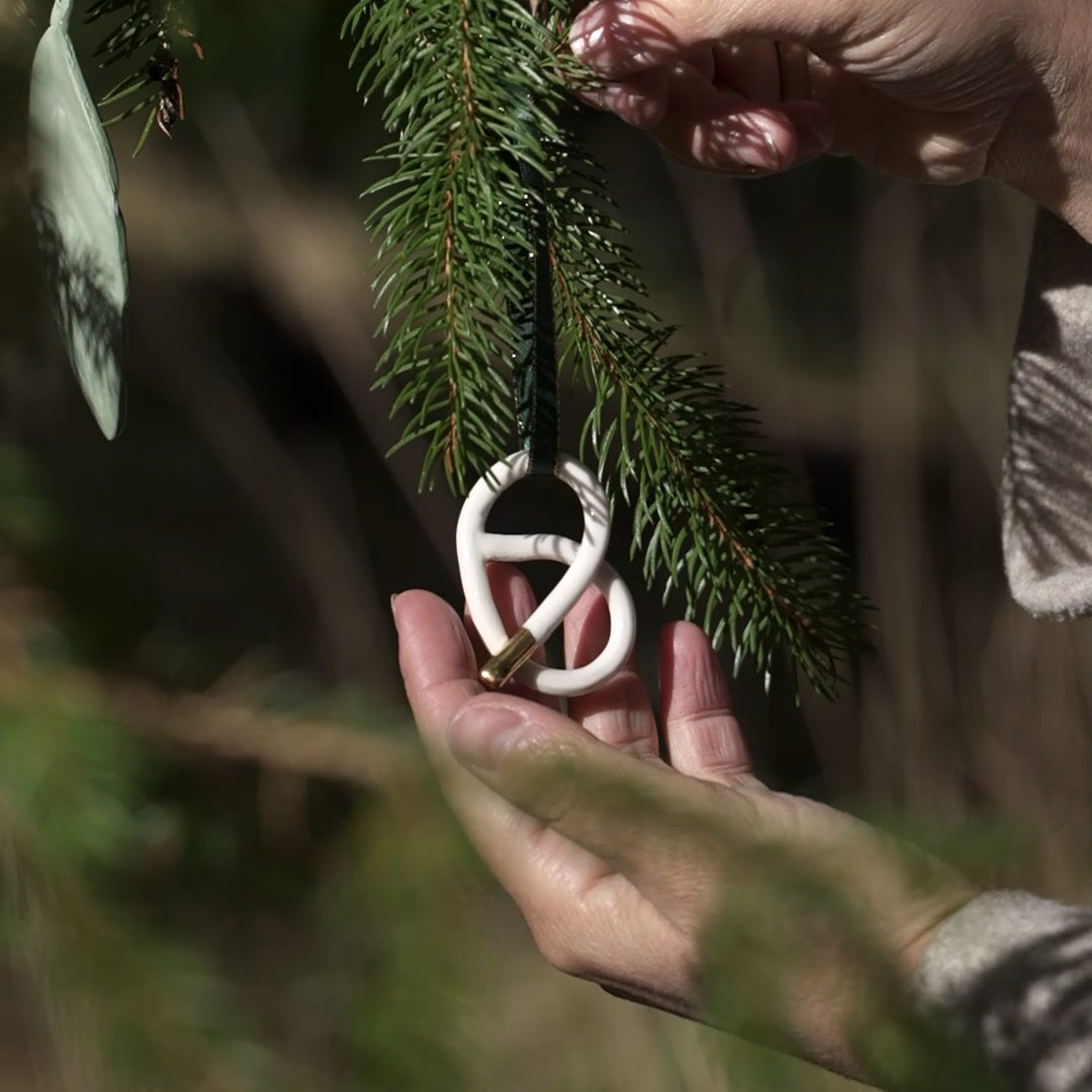 Déco Noël Bretzel OR