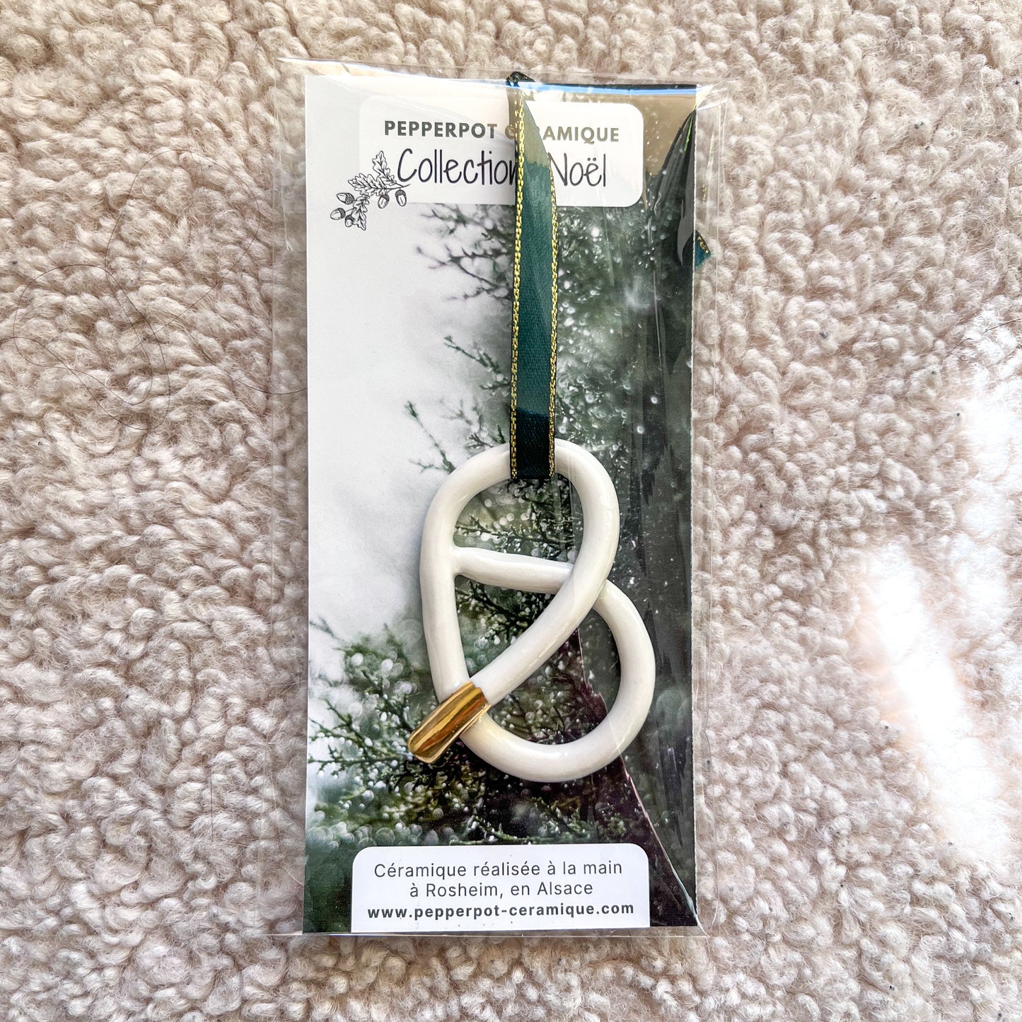 Déco Noël Bretzel OR