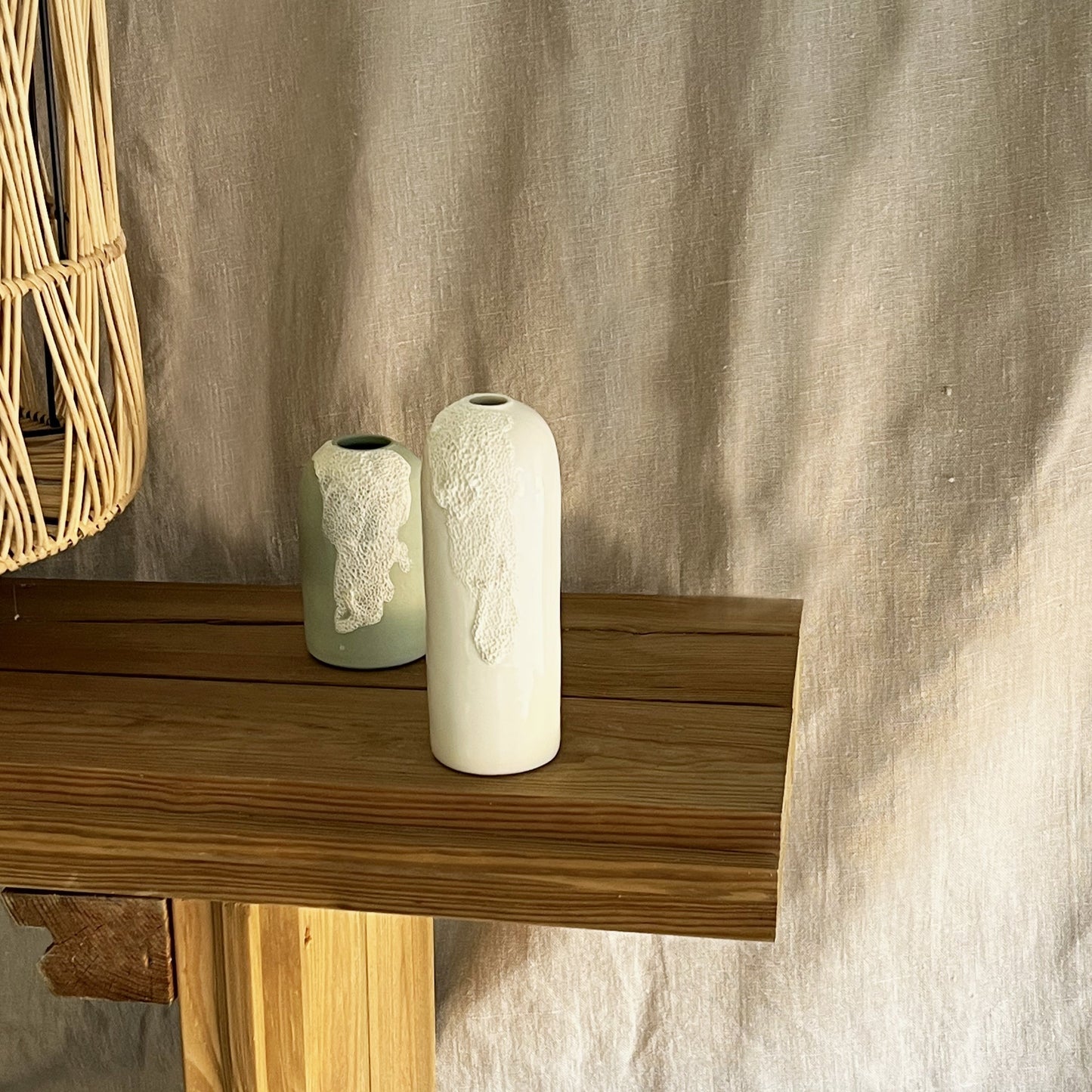 Vases tube Corail