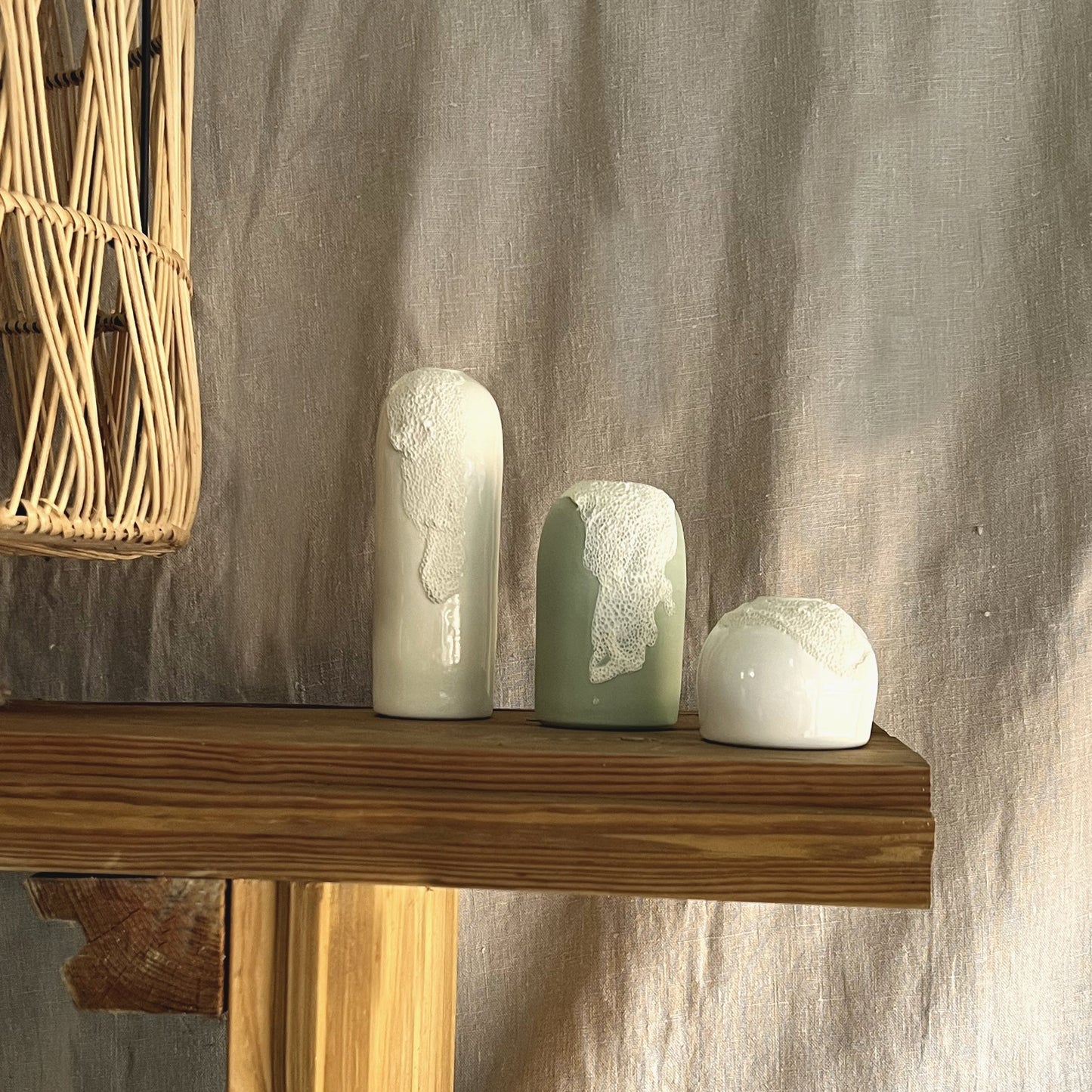 Vases tube Corail